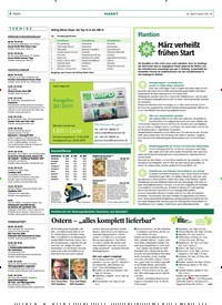 Titelbild der Ausgabe 16/2019 von Plantion: März verheißt frühen Start. Zeitschriften als Abo oder epaper bei United Kiosk online kaufen.