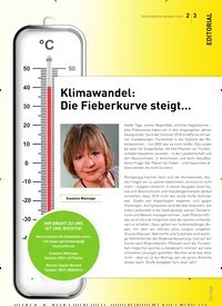 Titelbild der Ausgabe 1/2019 von Klimawandel: Die Fieberkurve steigt…. Zeitschriften als Abo oder epaper bei United Kiosk online kaufen.