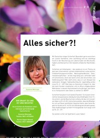 Titelbild der Ausgabe 2/2019 von Alles sicher?!. Zeitschriften als Abo oder epaper bei United Kiosk online kaufen.
