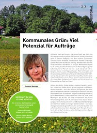 Titelbild der Ausgabe 5/2019 von Kommunales Grün: Viel Potenzial für Aufträge. Zeitschriften als Abo oder epaper bei United Kiosk online kaufen.