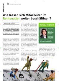 Titelbild der Ausgabe 5/2019 von Wie lassen sich Mitarbeiter im Rentenalter weiter beschäftigen?. Zeitschriften als Abo oder epaper bei United Kiosk online kaufen.