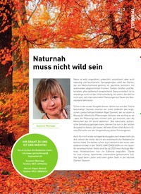 Titelbild der Ausgabe 8/2019 von Naturnah muss nicht wild sein. Zeitschriften als Abo oder epaper bei United Kiosk online kaufen.