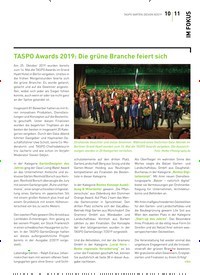 Titelbild der Ausgabe 8/2019 von TASPO Awards 2019: Die grüne Branche feiert sich. Zeitschriften als Abo oder epaper bei United Kiosk online kaufen.