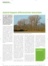 Titelbild der Ausgabe 5/2018 von Hybrid-Pappeln differenzierter betrachten. Zeitschriften als Abo oder epaper bei United Kiosk online kaufen.