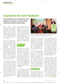 Titelbild der Ausgabe 6/2019 von Argumente für mehr Stadtgrün. Zeitschriften als Abo oder epaper bei United Kiosk online kaufen.