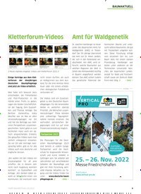 Titelbild der Ausgabe 5/2022 von Kletterforum-Videos. Zeitschriften als Abo oder epaper bei United Kiosk online kaufen.