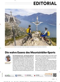 Titelbild der Ausgabe 6/2023 von Die wahre Essenz des Mountainbike-Sports. Zeitschriften als Abo oder epaper bei United Kiosk online kaufen.