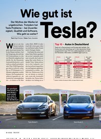 Titelbild der Ausgabe 4/2022 von Wie gut ist Tesla?. Zeitschriften als Abo oder epaper bei United Kiosk online kaufen.
