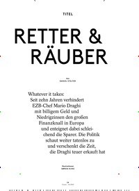 Titelbild der Ausgabe 10/2018 von TITEL: RETTER & RÄUBER. Zeitschriften als Abo oder epaper bei United Kiosk online kaufen.
