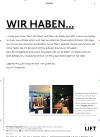 Titelbild der Ausgabe 11/2019 von SEITE DREI: WIR HABEN…. Zeitschriften als Abo oder epaper bei United Kiosk online kaufen.