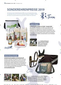 Titelbild der Ausgabe 11/2019 von SONDEREHRENPREISE 2019. Zeitschriften als Abo oder epaper bei United Kiosk online kaufen.