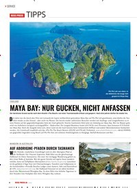 Titelbild der Ausgabe 2/2022 von MAYA BAY: NUR GUCKEN, NICHT ANFASSEN. Zeitschriften als Abo oder epaper bei United Kiosk online kaufen.