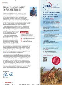 Titelbild der Ausgabe 3/2023 von TRAUMSTRAND MIT EINTRITT – EIN ZUKUNFTSMODELL?. Zeitschriften als Abo oder epaper bei United Kiosk online kaufen.