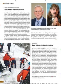 Titelbild der Ausgabe 3/2019 von KURZ UND BÜNDIG: ÄRGER UM TUMBRINCK-WECHSEL: Vom NABU ins Ministerium. Zeitschriften als Abo oder epaper bei United Kiosk online kaufen.