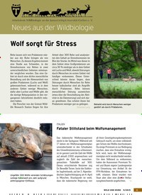 Titelbild der Ausgabe 9/2019 von Wolf sorgt für Stress. Zeitschriften als Abo oder epaper bei United Kiosk online kaufen.
