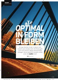 Titelbild der Ausgabe 6/2020 von BESSER LAUFEN: OPTIMAL IN FORM BLEIBEN. Zeitschriften als Abo oder epaper bei United Kiosk online kaufen.
