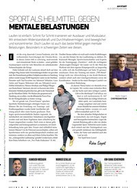 Titelbild der Ausgabe 3/2022 von SPORT ALS HEILMITTEL GEGEN. Zeitschriften als Abo oder epaper bei United Kiosk online kaufen.
