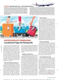 Titelbild der Ausgabe 4/2023 von GEPÄCKVERLUST VORBEUGEN: 5 praktische Tipps für Reiseprofis. Zeitschriften als Abo oder epaper bei United Kiosk online kaufen.