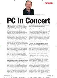 Titelbild der Ausgabe 160/2021 von PC in Concert. Zeitschriften als Abo oder epaper bei United Kiosk online kaufen.