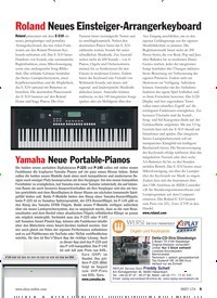 Titelbild der Ausgabe 174/2023 von Roland Neues Einsteiger-Arrangerkeyboard. Zeitschriften als Abo oder epaper bei United Kiosk online kaufen.