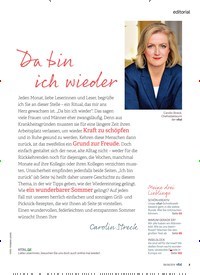 Titelbild der Ausgabe 9/2019 von Da bin ich wieder. Zeitschriften als Abo oder epaper bei United Kiosk online kaufen.