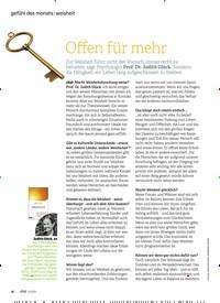 Titelbild der Ausgabe 11/2019 von Offen für mehr. Zeitschriften als Abo oder epaper bei United Kiosk online kaufen.