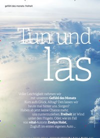 Titelbild der Ausgabe 2/2020 von Tun und lassen. Zeitschriften als Abo oder epaper bei United Kiosk online kaufen.