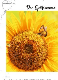 Titelbild der Ausgabe 5/2023 von Der Spätsommer leuchtet. Zeitschriften als Abo oder epaper bei United Kiosk online kaufen.