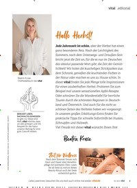 Titelbild der Ausgabe 6/2023 von Hallo Herbst!. Zeitschriften als Abo oder epaper bei United Kiosk online kaufen.
