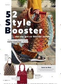 Titelbild der Ausgabe 4/2022 von 52 Style Booster. Zeitschriften als Abo oder epaper bei United Kiosk online kaufen.