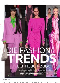 Titelbild der Ausgabe 10/2023 von DIE FASHION- TRENDS der neuen Saison. Zeitschriften als Abo oder epaper bei United Kiosk online kaufen.