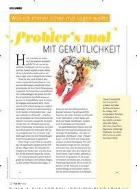 Titelbild der Ausgabe 7/2020 von Probier’s mal: MIT GEMÜTLICHKEIT. Zeitschriften als Abo oder epaper bei United Kiosk online kaufen.