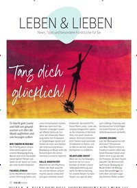 Titelbild der Ausgabe 10/2024 von Tanz dich glücklich!. Zeitschriften als Abo oder epaper bei United Kiosk online kaufen.