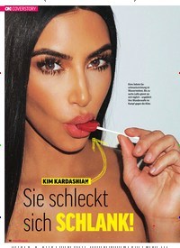 Titelbild der Ausgabe 23/2018 von COVERSTORY: KIM KARDASHIAN: Sie schleckt sich SCHLANK!. Zeitschriften als Abo oder epaper bei United Kiosk online kaufen.