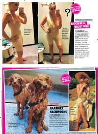 Titelbild der Ausgabe 37/2018 von DANIELA KATZENBERGER: BAUCH REIN, BRUST WEG. Zeitschriften als Abo oder epaper bei United Kiosk online kaufen.