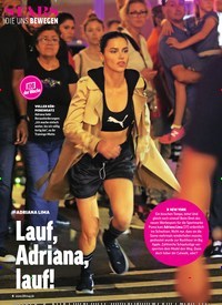 Titelbild der Ausgabe 43/2018 von DIE UNS BEWEGEN: JOB der Woche: ADRIANA LIMA: Lauf, Adriana, lauf!. Zeitschriften als Abo oder epaper bei United Kiosk online kaufen.