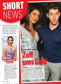 Titelbild der Ausgabe 14/2019 von Short News: PRIYANKA CHOPRA & NICK JONAS: Zoff ums Geld. Zeitschriften als Abo oder epaper bei United Kiosk online kaufen.