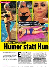 Titelbild der Ausgabe 18/2019 von COVERSTORY: DANIELA KATZENBERGER: Humor statt Hun gern. Zeitschriften als Abo oder epaper bei United Kiosk online kaufen.