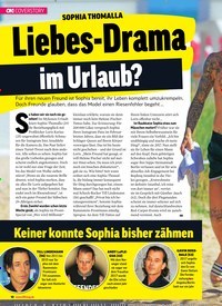 Titelbild der Ausgabe 25/2019 von SOPHIA THOMALLA: Liebes-Drama im Urlaub?. Zeitschriften als Abo oder epaper bei United Kiosk online kaufen.