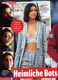 Titelbild der Ausgabe 26/2019 von LENA MEYER-LANDRUT: Heimliche Bots chaft an Mats?. Zeitschriften als Abo oder epaper bei United Kiosk online kaufen.