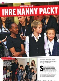Titelbild der Ausgabe 28/2019 von ANGELINA JOLIE: Ihre Nanny packt aus!. Zeitschriften als Abo oder epaper bei United Kiosk online kaufen.