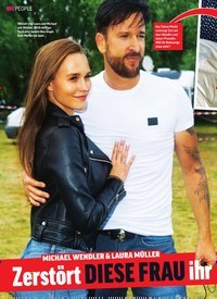 Titelbild der Ausgabe 36/2019 von Michael Wendler & Laura Müller: Zerstört DIESE FRAU ihr Liebes-Glück?. Zeitschriften als Abo oder epaper bei United Kiosk online kaufen.