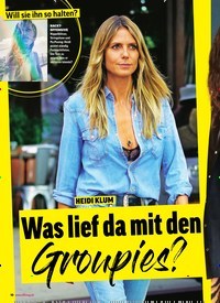 Titelbild der Ausgabe 37/2019 von HEIDI KLUM: Was lief da mit den Groupies?. Zeitschriften als Abo oder epaper bei United Kiosk online kaufen.