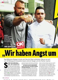 Titelbild der Ausgabe 44/2019 von DIE GEISSENS: „Wir haben Angst um unser Leben“. Zeitschriften als Abo oder epaper bei United Kiosk online kaufen.