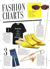 Titelbild der Ausgabe 32/2018 von FASHION CHARTS: DIESE WOCHE NEU IN DEN LÄDEN. Zeitschriften als Abo oder epaper bei United Kiosk online kaufen.