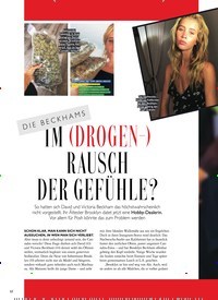 Titelbild der Ausgabe 33/2018 von DIE BECKHAMS: IM (DROGEN-) RAUSCH DER GEFUHLE?. Zeitschriften als Abo oder epaper bei United Kiosk online kaufen.