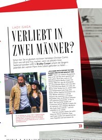 Titelbild der Ausgabe 45/2018 von LADY GAGA: VERLIEBT IN ZWEI MANNER?. Zeitschriften als Abo oder epaper bei United Kiosk online kaufen.