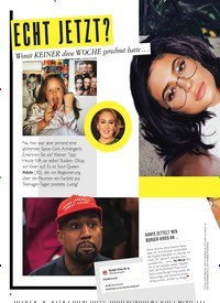 Titelbild der Ausgabe 47/2018 von ECHT JETZT?: Womit KEINER diese WOCHE gerechnet hatte …. Zeitschriften als Abo oder epaper bei United Kiosk online kaufen.