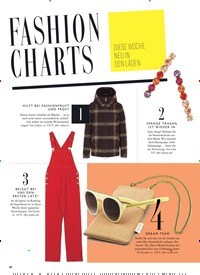 Titelbild der Ausgabe 51/2018 von FASHION CHARTS: DIESE WOCHE NEU IN DEN LÄDEN. Zeitschriften als Abo oder epaper bei United Kiosk online kaufen.