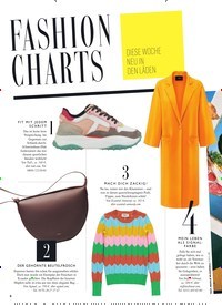 Titelbild der Ausgabe 10/2019 von FASHION CHARTS. Zeitschriften als Abo oder epaper bei United Kiosk online kaufen.
